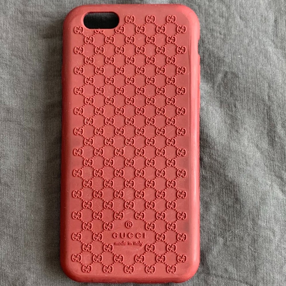 Gucci GG Guccissima iPhone 6/6s Case Red